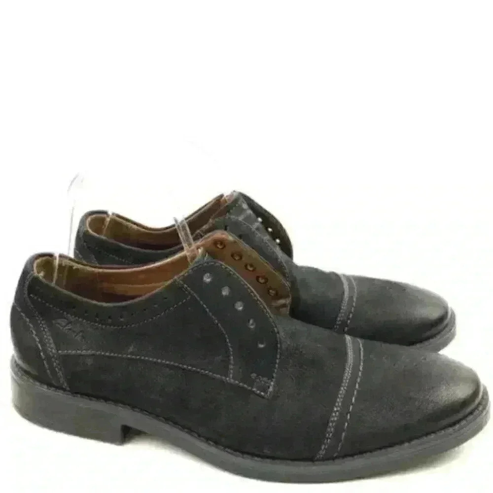Clarks Collection Oxfords Sz 9 42 Cap Toe Brogue